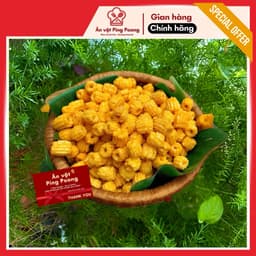 [Lon 200G] Nui Sấy Giòn Vị Bơ Cay - Snack Viên Ăn Vặt, Vàng Giòn, Thơm Ngon, Thích Hợp Trẻ Em 2
