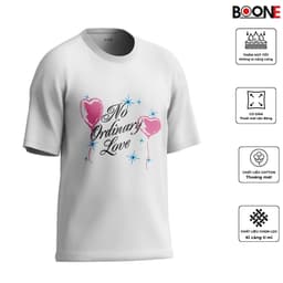 Áo thun Unisex Nam Nữ in hình NO ORDINARY LOVE, chất cotton 100% - BOONE - BNE00125 4