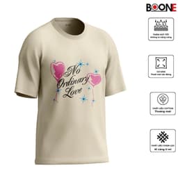 Áo thun Unisex Nam Nữ in hình NO ORDINARY LOVE, chất cotton 100% - BOONE - BNE00125 3