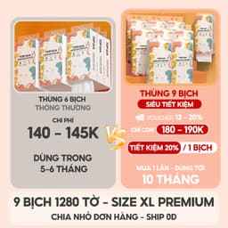 Giấy vệ sinh treo tường TopGia đa sắc đa năng từ bột giấy thiên nhiên, 1280tờ/4lớp 3