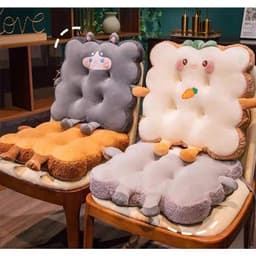 Đệm Ngồi Ghế Hình Thú Ngộ Nghĩnh, Đệm Tựa Lưng Văn Phòng Êm Ái Mẫu Mới Kích Thước 40x40cm 4