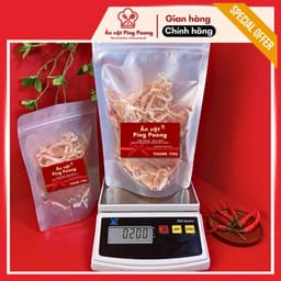 Khô Mực Dẻo Hấp Nước Dừa Thơm Ngọt Tự Nhiên Ăn Liền, Khô Mực Đỏ Hồng Sợi Hấp Dừa Đặc Sản Việt Nam 6
