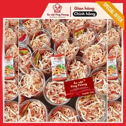 Khô Mực Dẻo Hấp Nước Dừa Thơm Ngọt Tự Nhiên Ăn Liền, Khô Mực Đỏ Hồng Sợi Hấp Dừa Đặc Sản Việt Nam 8