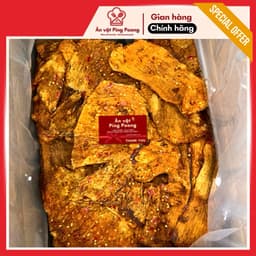 Khô Bò Giòn Tan Ăn Liền Miếng Tảng 500g - Thơm Ngon Hấp Dẫn, Tẩm Ướp Gia Vị Đậm Đà 4
