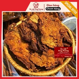 Khô Bò Giòn Tan Ăn Liền Miếng Tảng 500g - Thơm Ngon Hấp Dẫn, Tẩm Ướp Gia Vị Đậm Đà 7