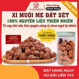 Xí Muội Me Đất Sét Cay Lon 650G - Me Thái Có Đường Xay, Vị Chua Ngọt, Cay Nồng, Mặn Mà Hấp Dẫn 1
