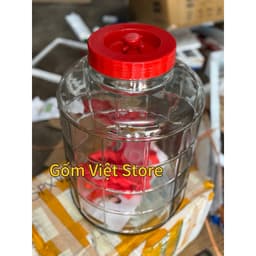 Bình thủy tinh ngâm rượu 35L (Dung tích thực 25 lít) – Ngâm sâm, đinh lăng, hoa quả, dược liệu 3