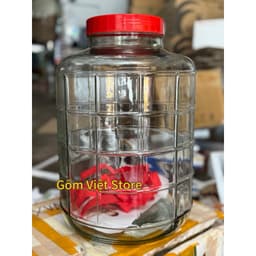 Bình thủy tinh ngâm rượu 35L (Dung tích thực 25 lít) – Ngâm sâm, đinh lăng, hoa quả, dược liệu 4