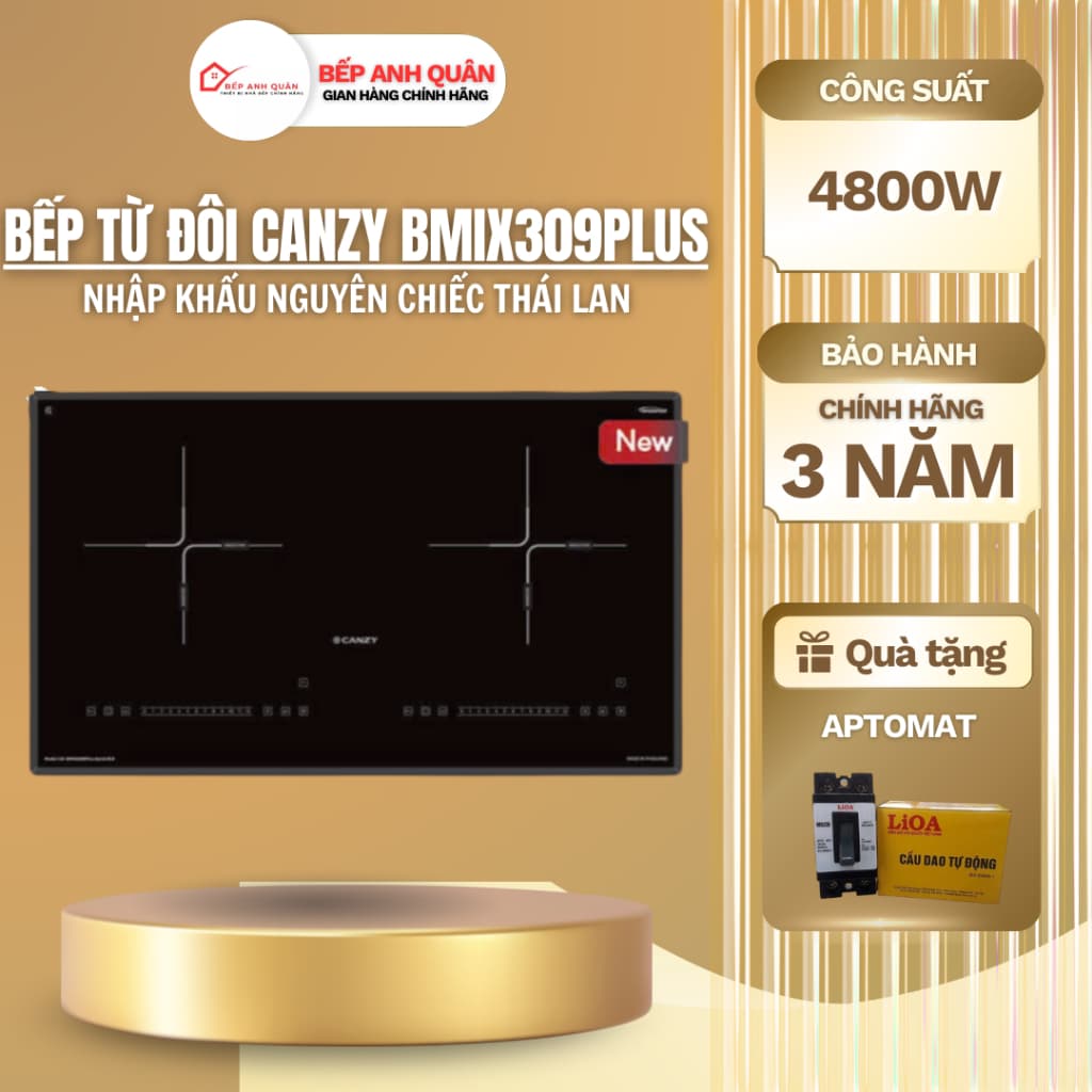 Bếp từ Canzy CZ BMIX309PLUS Serial 8  - Nhập Khẩu Thái Lan - Bếp Từ Inverter Siêu Tiết Kiệm - Bảo hành chính hãng 3 năm