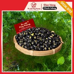 [Lon 350G] Hạt Đậu Đen Xanh Lòng Sấy Giòn Ăn Liền Vị Mặn, Hạt Đỗ Đen Xanh Lòng Sấy Khô Ăn Liền 2
