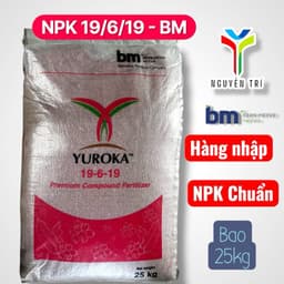 Phân bón NPK Yuroka 19-6-19 - Hàng nhập khẩu Đức - Dưỡng trái, lớn trái, chắc hạt, bao 25kg 1