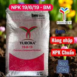 Phân bón NPK Yuroka 19-6-19 - Hàng nhập khẩu Đức - Dưỡng trái, lớn trái, chắc hạt, bao 25kg 4