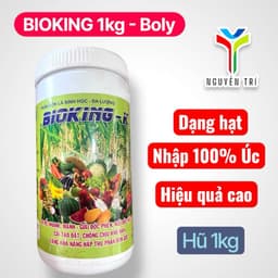 Phân Hữu Cơ Sinh học Rải Gốc giúp cho cây trồng giúp ra rễ, giải độc phèn, ngộ độc hữu cơ - bioking k 1