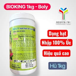 Phân Hữu Cơ Sinh học Rải Gốc giúp cho cây trồng giúp ra rễ, giải độc phèn, ngộ độc hữu cơ - bioking k 2