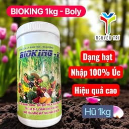 Phân Hữu Cơ Sinh học Rải Gốc giúp cho cây trồng giúp ra rễ, giải độc phèn, ngộ độc hữu cơ - bioking k 4