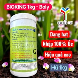 Phân Hữu Cơ Sinh học Rải Gốc giúp cho cây trồng giúp ra rễ, giải độc phèn, ngộ độc hữu cơ - bioking k 6