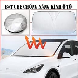 Tấm che nắng kính lái ô tô cao cấp chắn nắng cách nhiệt gấp gọn phù hợp tất cả các dòng xe 1