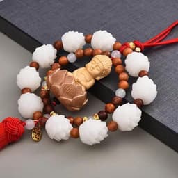 Khánh treo xe ô tô khánh liên hoa Phật Thích Ca giúp mang lại bình an may mắn tài lộc 2