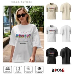 Áo thun Unisex Nam Nữ in chữ MISSOUT, chất cotton 100% - BOONE - BNE00119 1