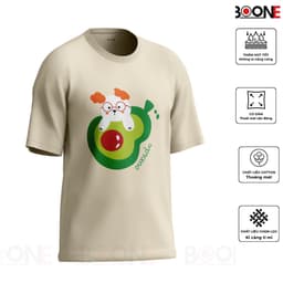 Áo thun BOONE BƠ DỄ THƯƠNG unisex nam nữ, chất cotton 100% 5