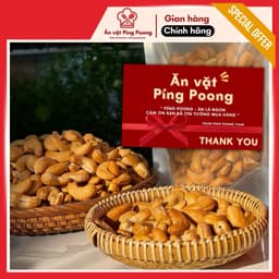Hạt Điều Vàng Không Muối Bình Phước, Hạt Điều Tách Vỏ Sấy Khô Ăn Liền, Điều Cồ To Loại 1, Hạt Tết 7