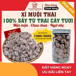 Xí Muội Mặn Thái Lan Có Hạt, Xí Muội Viên Mặn Chua Ngọt, Xí Muội Tuổi Thơ, Pha Chế Trà Cam Xí Muội 1