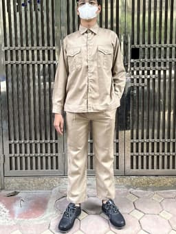 [LẺ ÁO] Bảo Hộ Lao Động UNTG Màu Nâu May Kĩ Chất Vải Kaki Nam Định Mềm Mát Bảo Hộ Thợ Điện, Sửa Xe 2