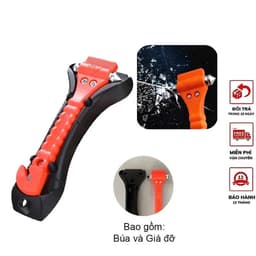 Búa phá kính ô tô, búa đập kính thoát hiểm khẩn cấp, búa phá kính đa năng 1