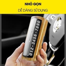 Bảng số điện thoại trên ô tô YUMCHO, bảng ghi số đIện thoại gắn taplo để lại số khi đỗ xe chất liệu cao cấp 2