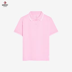 Áo Polo Cộc Tay Nữ GENVIET JEANS Chất Liệu Co Giãn 4 Chiều Thiết Kế Basic Dáng Ôm Vừa 8998 2