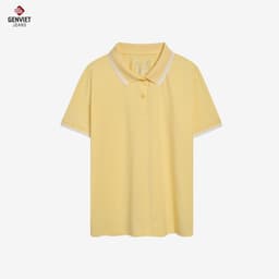 Áo Polo Cộc Tay Nữ GENVIET JEANS Chất Liệu Co Giãn 4 Chiều Thiết Kế Basic Dáng Ôm Vừa 8998 4