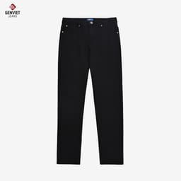 Quần bò nam GENVIET JEANS vải denim dáng Col cơ bản quần jean nam dáng slimfit basic dễ phối đồ 8768 5