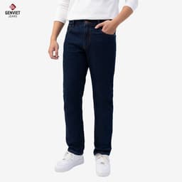 Quần Dài Nam G - JEANS Vải Jean Co Giãn Đơn Giản Dáng Col Cơ Bản, Quần Jeans Nam Dáng Cơ Bản 8766 6
