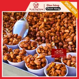 Đậu Phộng Rang Tỏi/ Lạc Rang Giòn Trộn Tỏi Lon Tiện Lợi Giòn Rụm Ăn Liền Ăn Chay Thơm Ngon 3