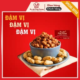 Đậu Phộng Rang Tỏi/ Lạc Rang Giòn Trộn Tỏi Lon Tiện Lợi Giòn Rụm Ăn Liền Ăn Chay Thơm Ngon 5