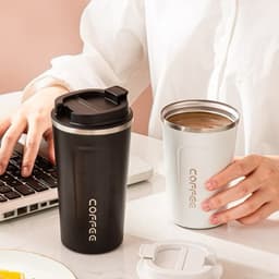 Bình Giữ Nhiệt Inox 304 Coffee Phong Cách Hiện Đại . Cốc Đựng Cafe Giữ Nhiệt Đi Học , Đi Làm 5