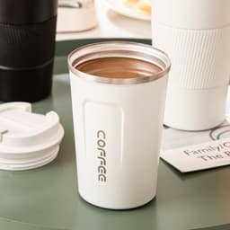 Bình Giữ Nhiệt Inox 304 Coffee Phong Cách Hiện Đại . Cốc Đựng Cafe Giữ Nhiệt Đi Học , Đi Làm 6