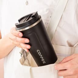 Bình Giữ Nhiệt Inox 304 Coffee Phong Cách Hiện Đại . Cốc Đựng Cafe Giữ Nhiệt Đi Học , Đi Làm 4