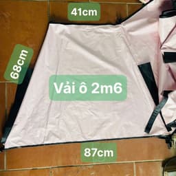 ( vải dầy đẹp) Vải ô ,áo ô mingtu và vải ô trơn thay thế có size -2.4m vải dầy đẹp 4