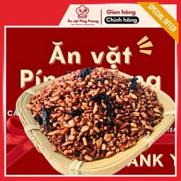 Gạo Lứt Rong Biển Hạt Rời Sấy Khô Ăn Liền, Gạo Lứt Sấy Mix Rong Biển Dinh Dưỡng, Ăn Chay Ăn Vặt 5