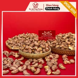 [250G-1KG] Hạt điều vỏ lụa RANG MUỐI, HẠT ĐIỀU ĂN LIỀN, HẠT ĐIỀU CÒN VỎ 3
