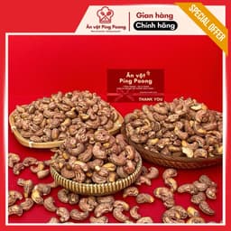 [250G-1KG] Hạt điều vỏ lụa RANG MUỐI, HẠT ĐIỀU ĂN LIỀN, HẠT ĐIỀU CÒN VỎ 4