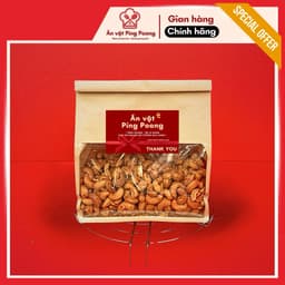 Hạt Điều Rang Tỏi Ớt Hương Vị Truyền Thống Qùa Biếu Tết, Snack Hạt Ăn Liền Giòn Thơm Vị Cay Mặn Ngọt 4