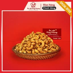 Hạt Điều Rang Tỏi Ớt Hương Vị Truyền Thống Qùa Biếu Tết, Snack Hạt Ăn Liền Giòn Thơm Vị Cay Mặn Ngọt 5