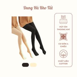 Quần Tất Nữ Giữ Nhiệt Cạp Cao Lót Lông Dày Dặn Co Giãn Quần Legging Mùa Đông Ôm Dáng Màu Đen Da 2