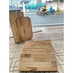 VÁN GỖ GHÉP cao su 12mm phủ bóng 1 mặt làm kệ gỗ , làm mặt bàn , làm tủ ,...... CẮT THEO YÊU CẦU 6