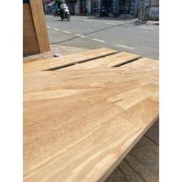 VÁN GỖ GHÉP cao su 12mm phủ bóng 1 mặt làm kệ gỗ , làm mặt bàn , làm tủ ,...... CẮT THEO YÊU CẦU 3