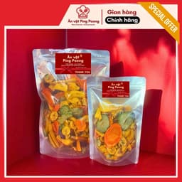 [Lon 200G] Rau củ quả sấy giòn, RAU CỦ SẤY, RAU CỦ QUẢ SẤY KHÔ, THẬP CẨM SẤY, RAU CỦ SẤY GIÒN 5