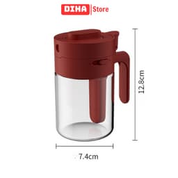 Hũ đựng gia vị có nắp kèm muỗng - Lọ đựng đường, muối.. 8