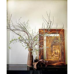Lọ hoa decor vân ganh men mộc dáng loe phình đáy gốm Bát Tràng 3